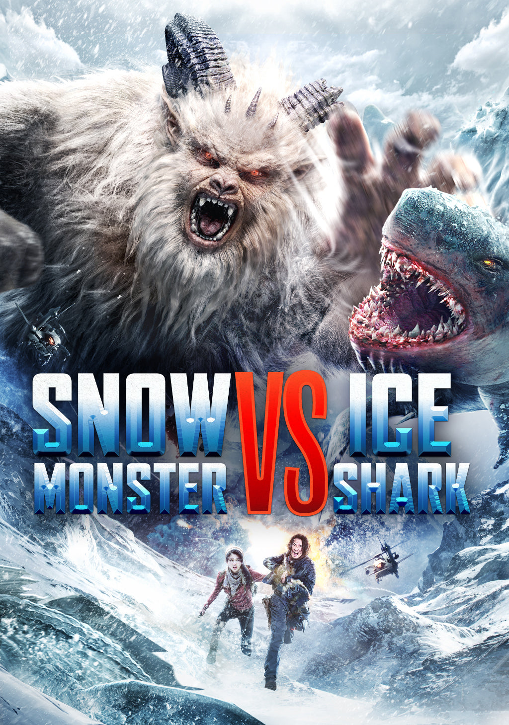 Snow Monster vs Ice Shark cover art