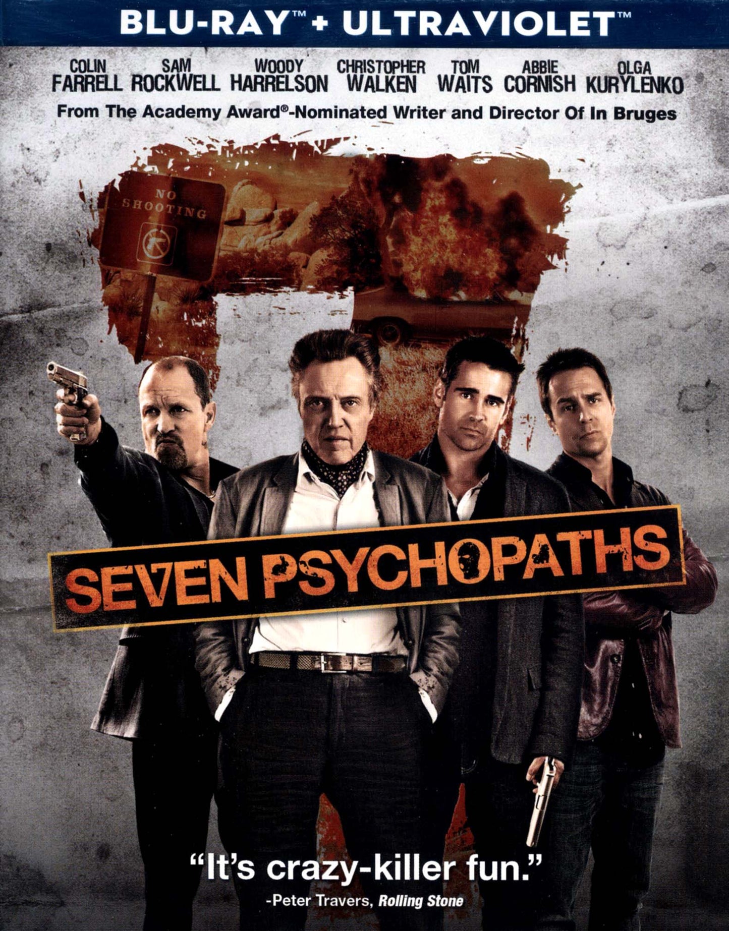 Seven Psychopaths [Includes Digital Copy] [Blu-ray] cover art