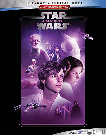 Star Wars: A New Hope [Includes Digital Copy] [Blu-ray] cover art