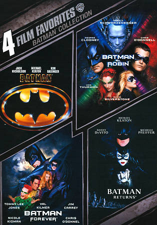 4 Film Favorites: Batman Collection cover art