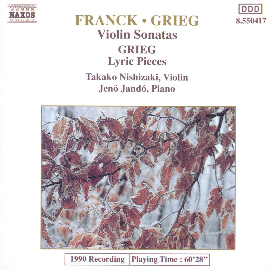 Franck, Grieg: Violin Sonatas cover art
