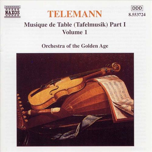 Telemann: Tafelmusik, Vol. 1 cover art