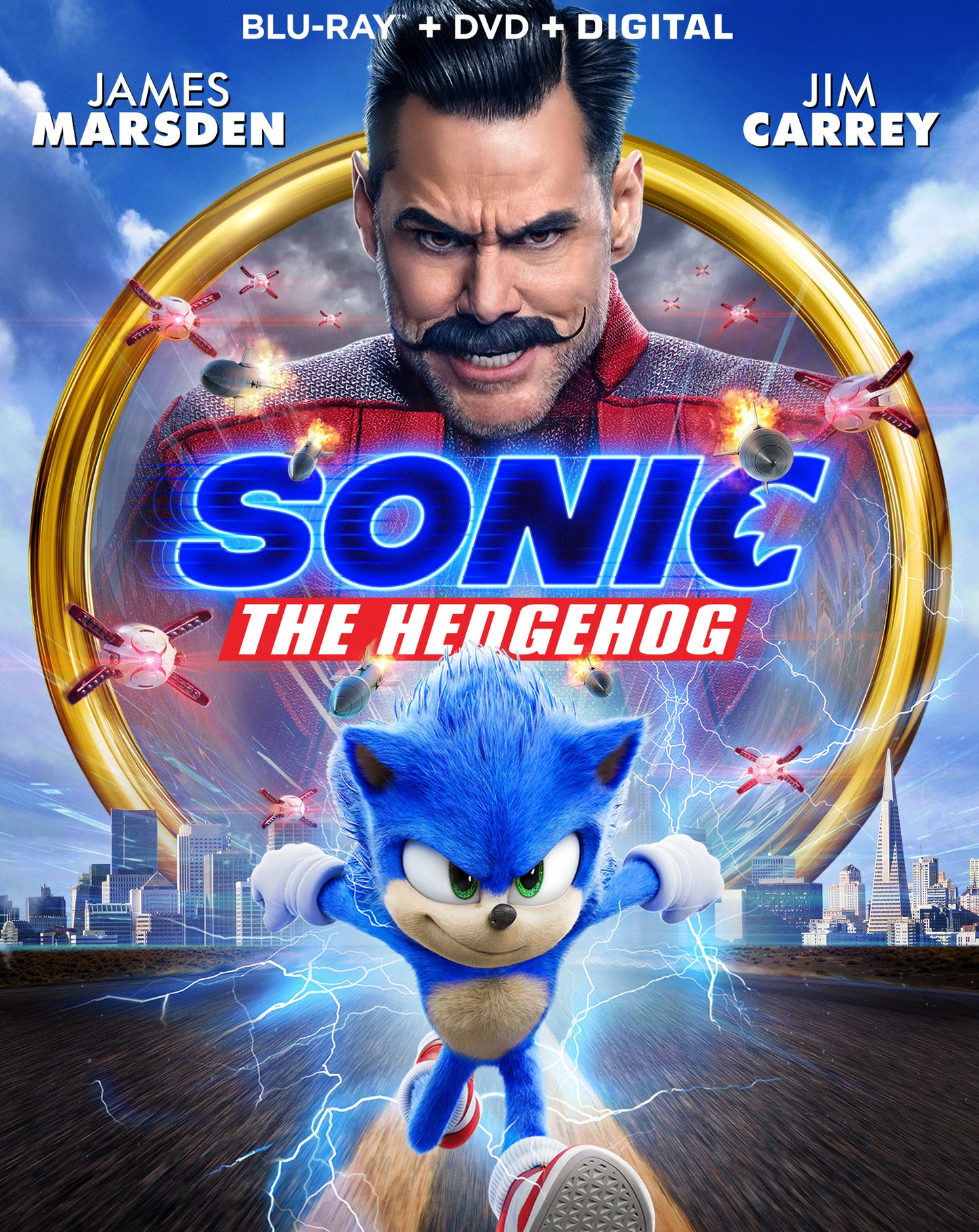 Sonic the Hedgehog [Includes Digital Copy] [Blu-ray/DVD] cover art