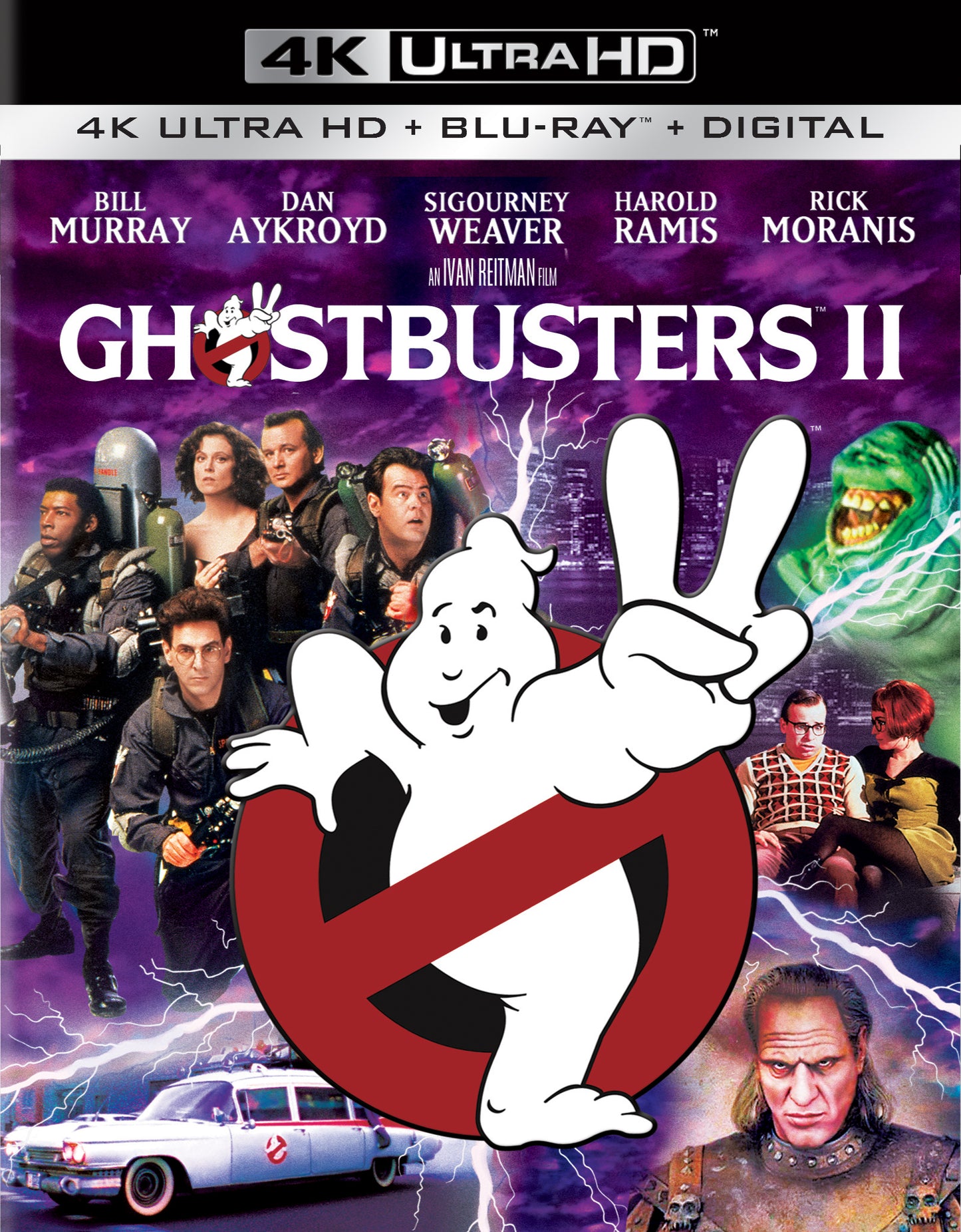 Ghostbusters II [Includes Digital Copy] [4K Ultra HD Blu-ray/Blu-ray] cover art