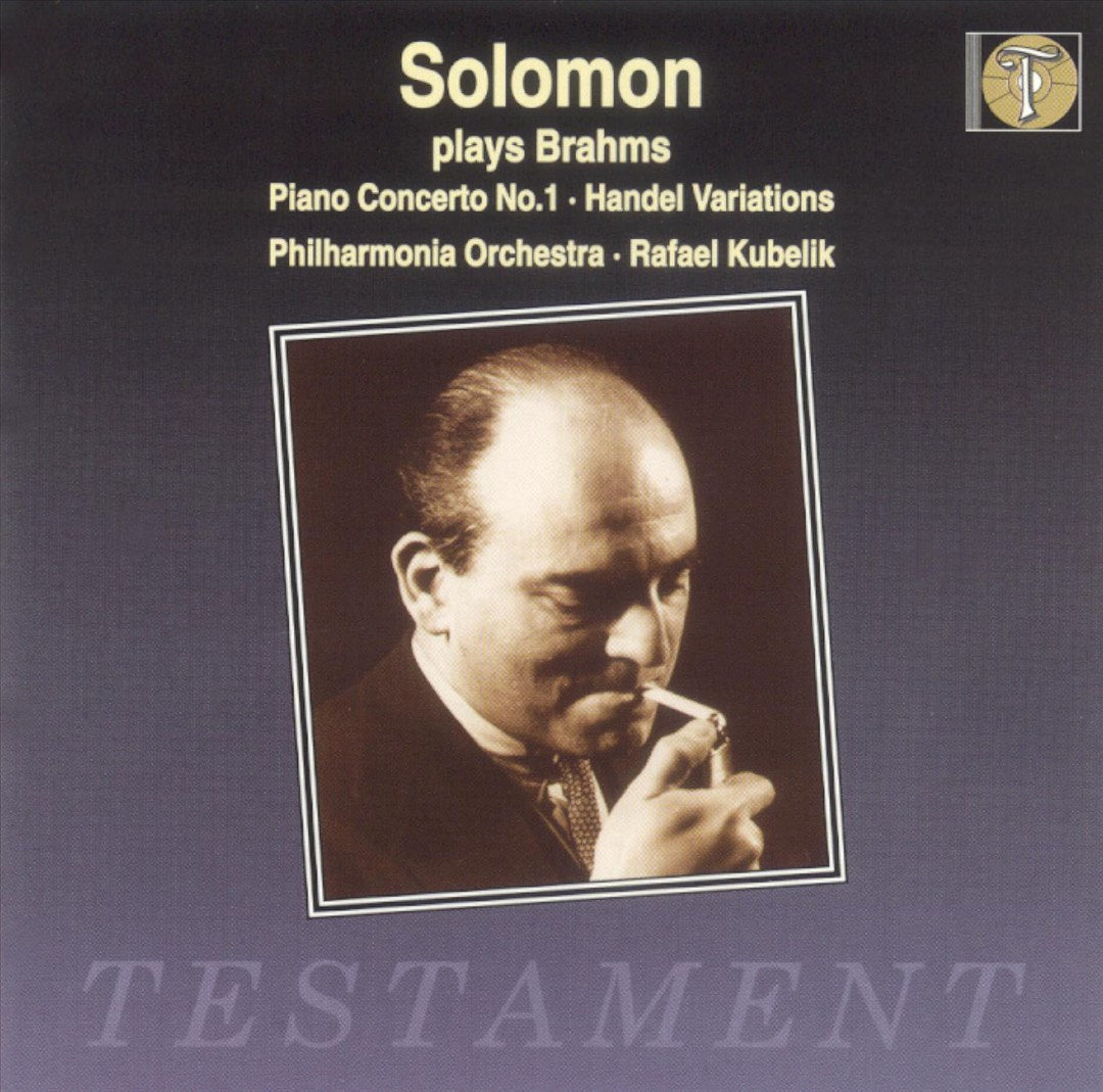 Solomon Plays Brahms cover art