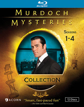 Murdoch Mysteries Collection: Seasons 1-4 [12 Discs] [Blu-ray] cover art