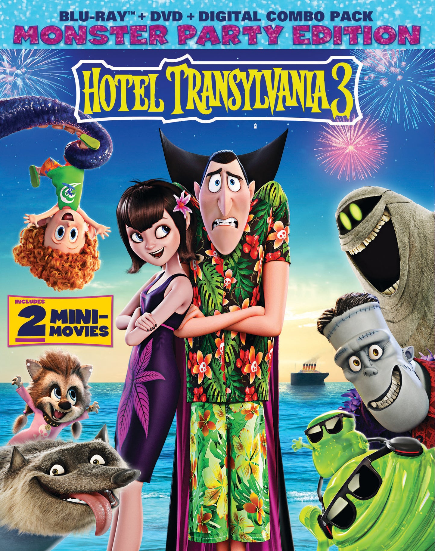 Hotel Transylvania 3: Summer Vacation [Includes Digital Copy] [Blu-ray/DVD] cover art