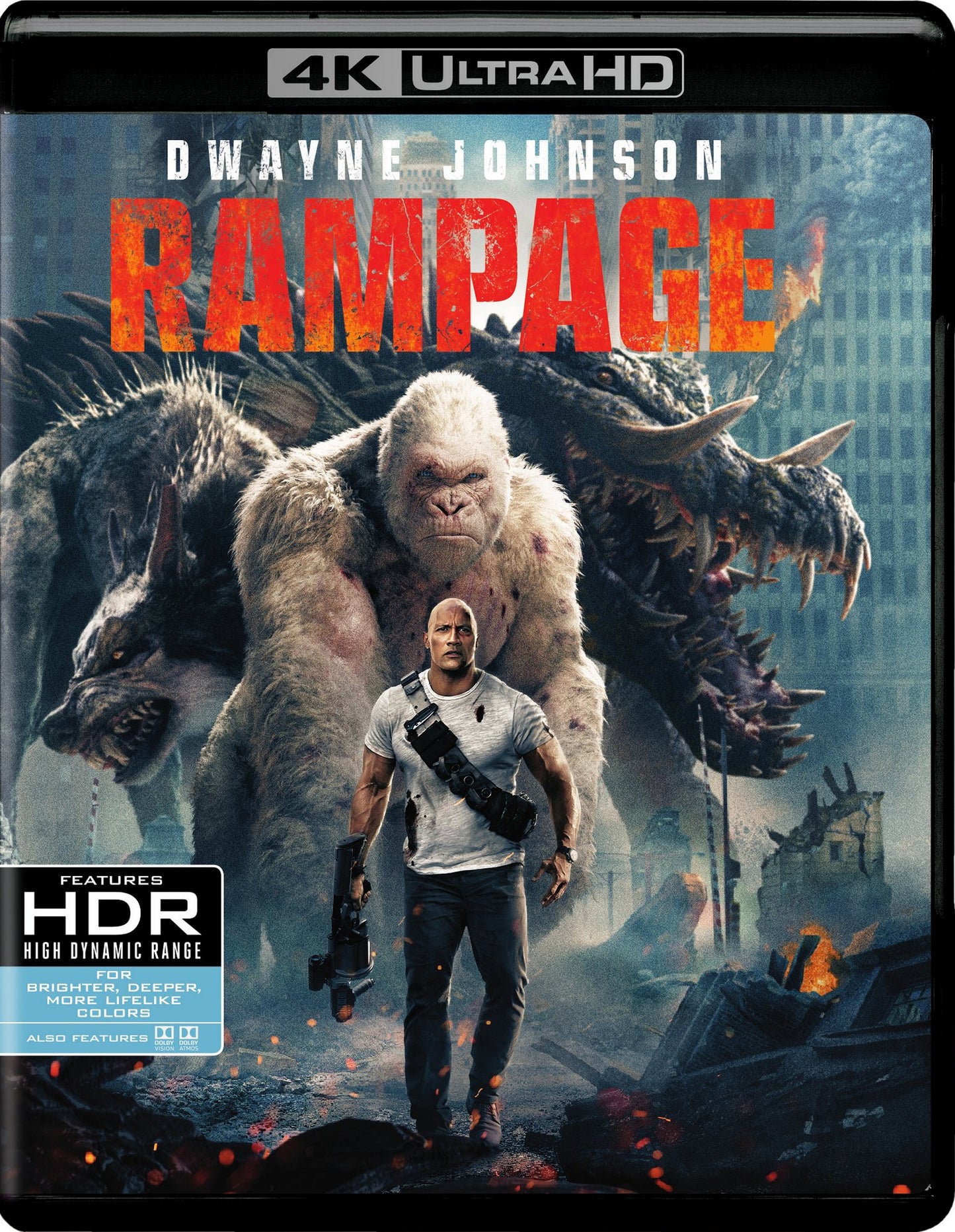 Rampage [4K Ultra HD Blu-ray/Blu-ray] cover art