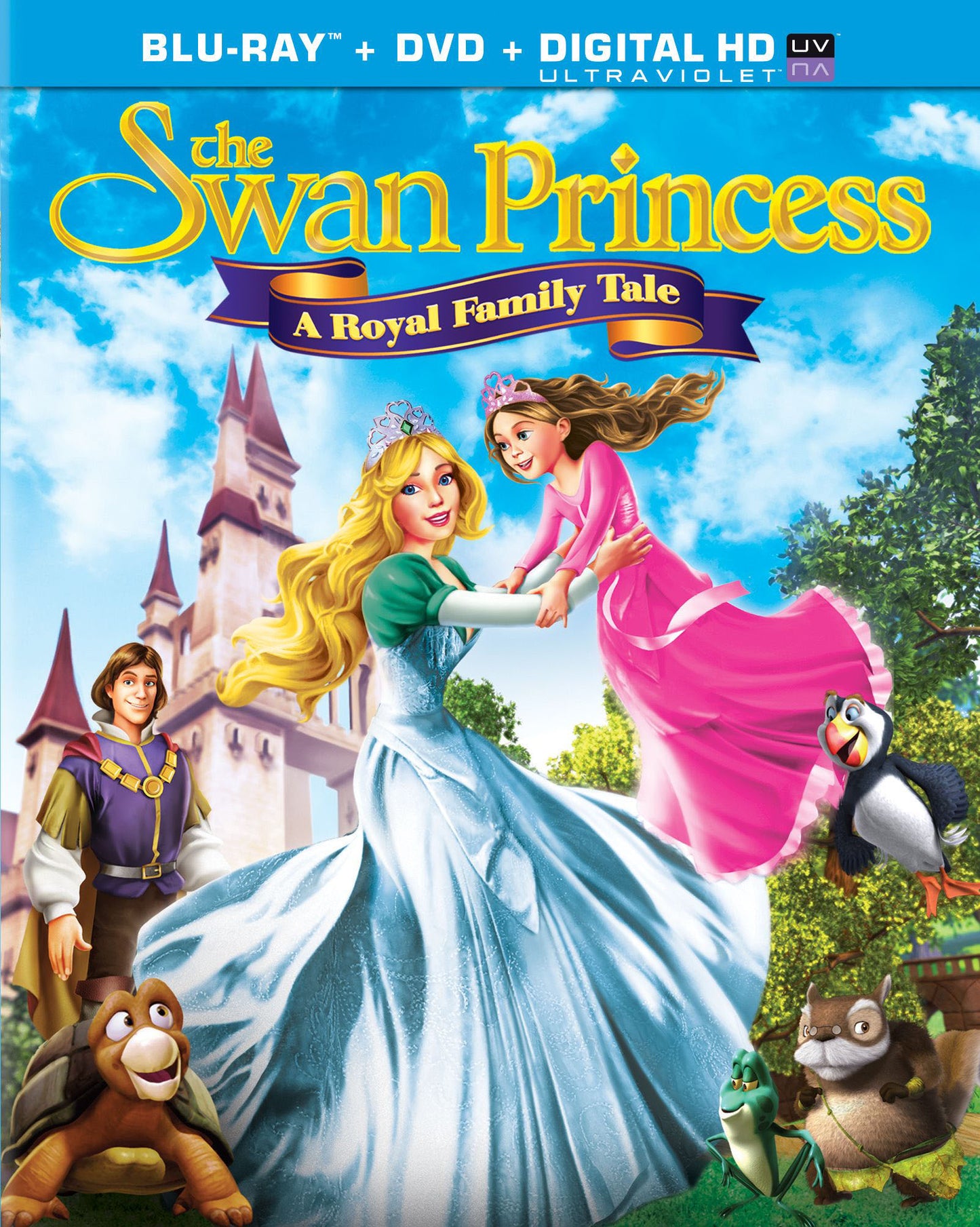 Swan Princess: A Royal Family Tale [2 Discs] [Blu-ray/DVD] cover art