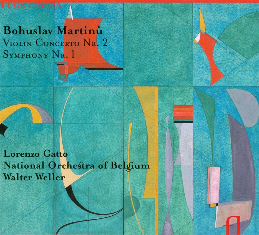 Martinu: Violin Concerto No. 1; Symphony No. 1 cover art