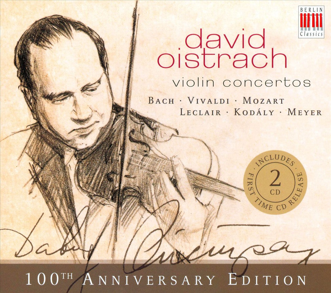 David Oistrach plays Violin Concertos cover art