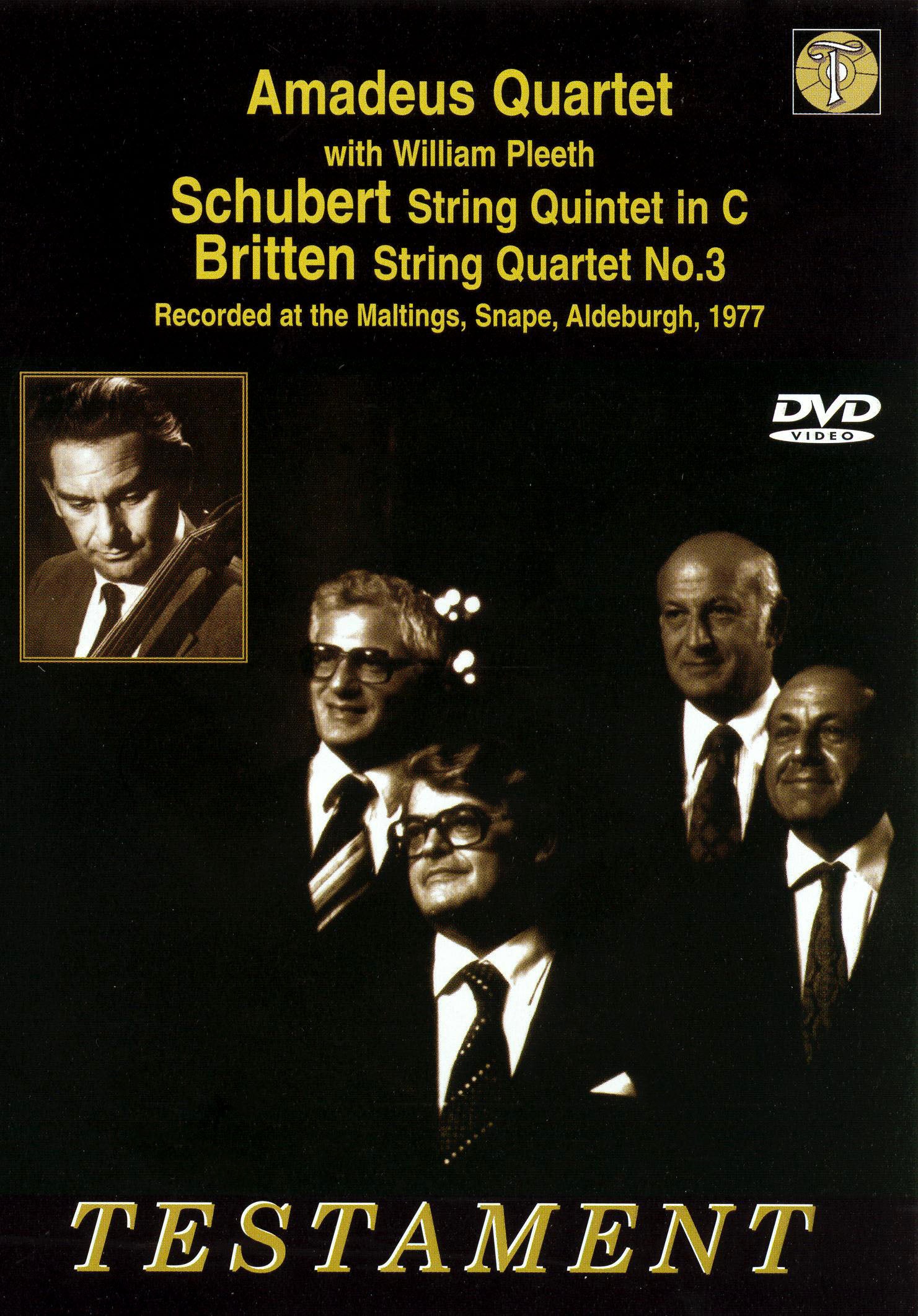 Amadeus Quartet - Streichquartett Nr. 3/Streichquintett In C cover art