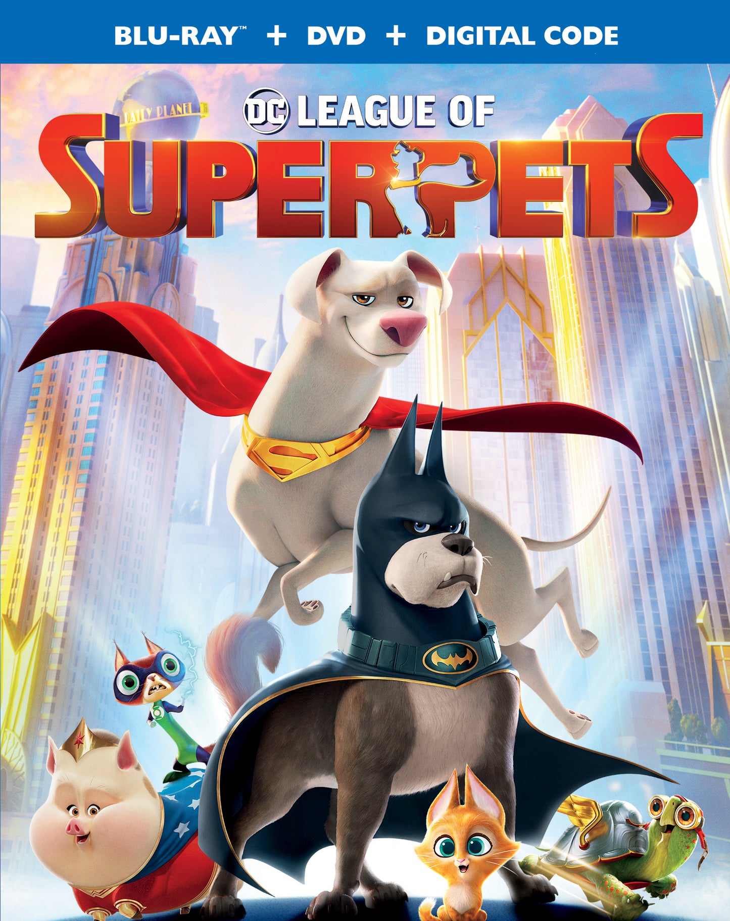 DC League of Super-Pets [Blu-ray/DVD] cover art