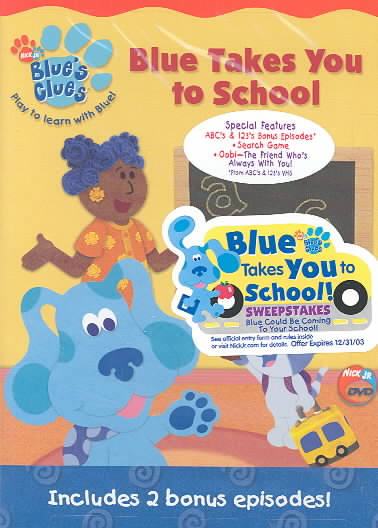 Blue's Clues - Blue Takes You To School cover art