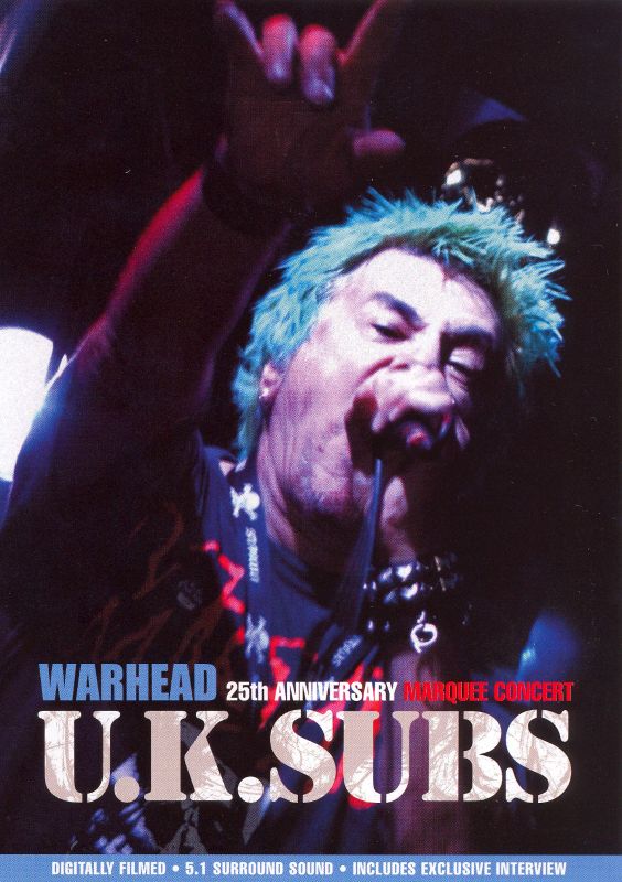 UK Subs: Warhead - 25th Anniversary Live at Marquee cover art
