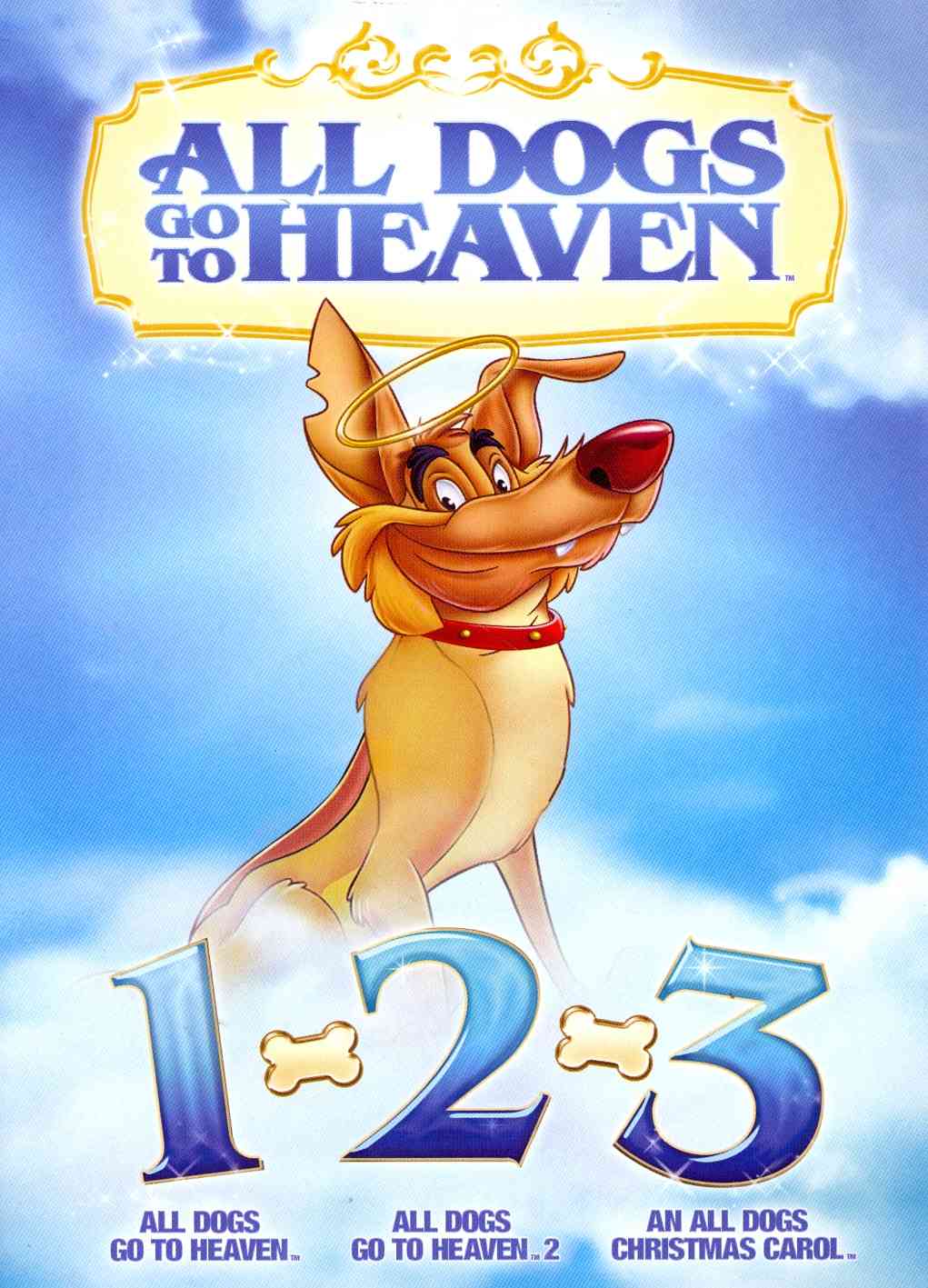 All Dogs Go to Heaven 1, 2, 3 cover art