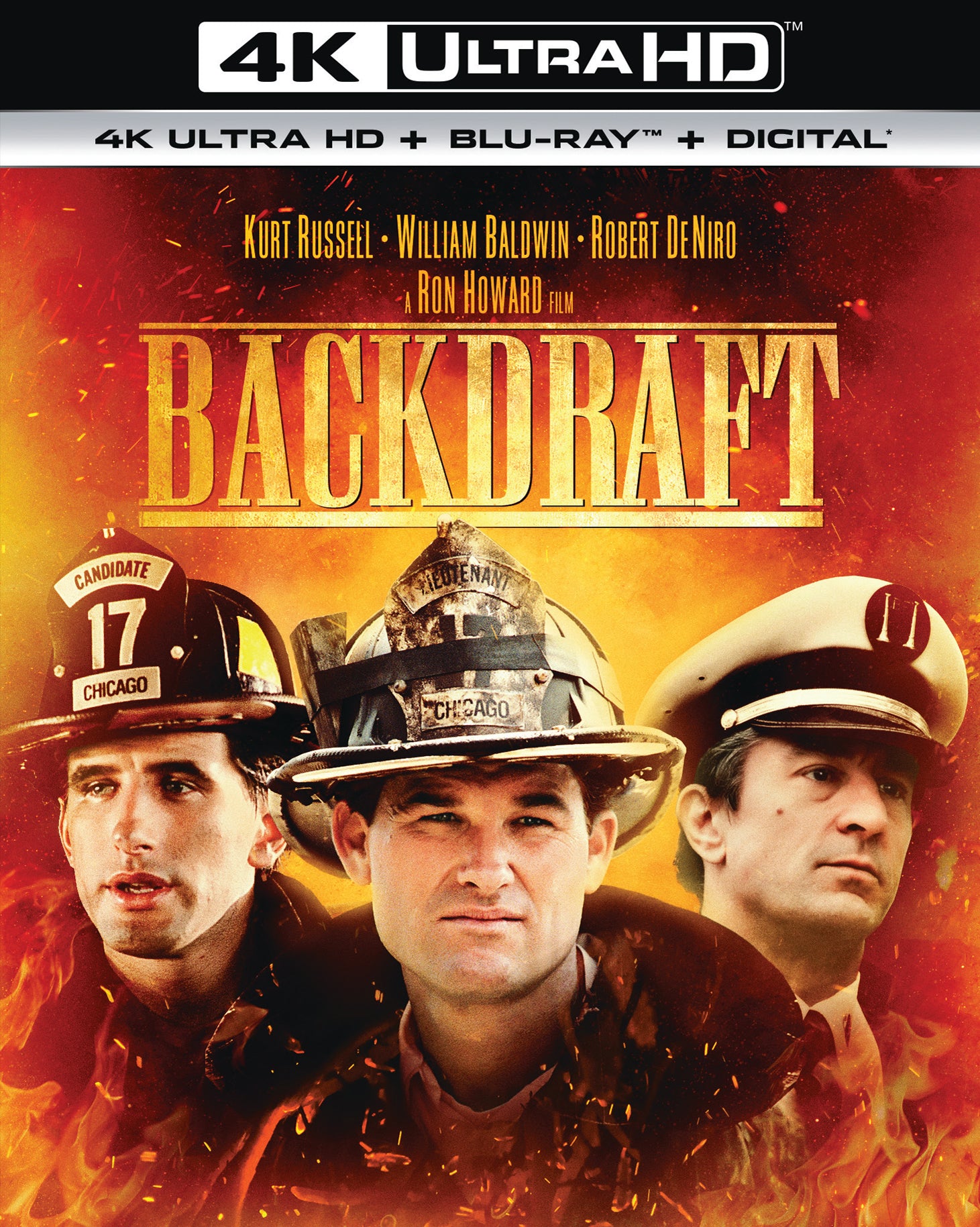 Backdraft [Includes Digital Copy] [4K Ultra HD Blu-ray/Blu-ray] cover art