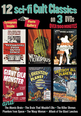 12 Sci-Fi Cult Classics cover art