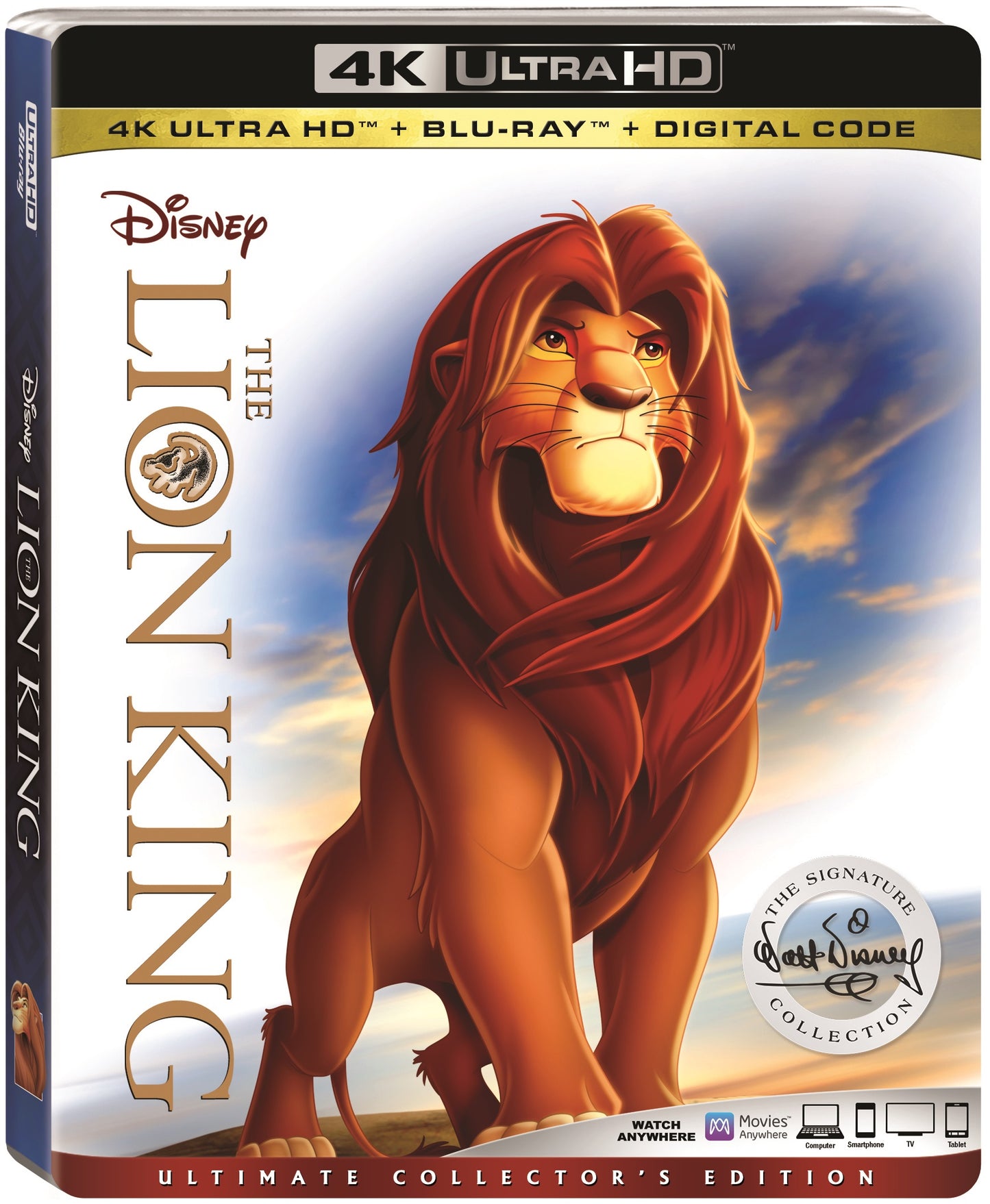 Lion King [Includes Digital Copy] [4K Ultra HD Blu-ray/Blu-ray] cover art