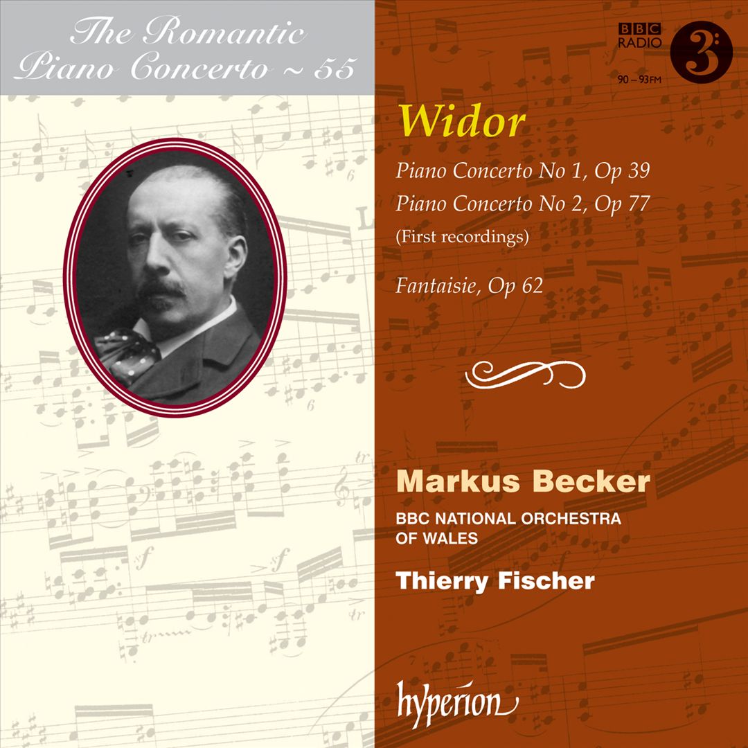 Romantic Piano Concerto, Vol. 55: Widor cover art