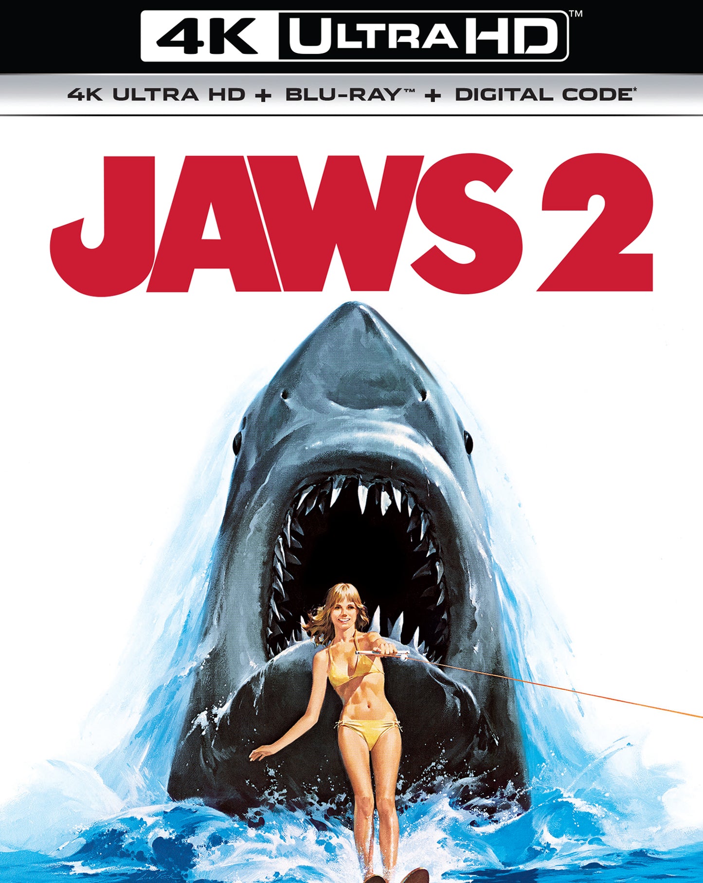 Jaws 2 [Includes Digital Copy] [4K Ultra HD Blu-ray/Blu-ray] cover art