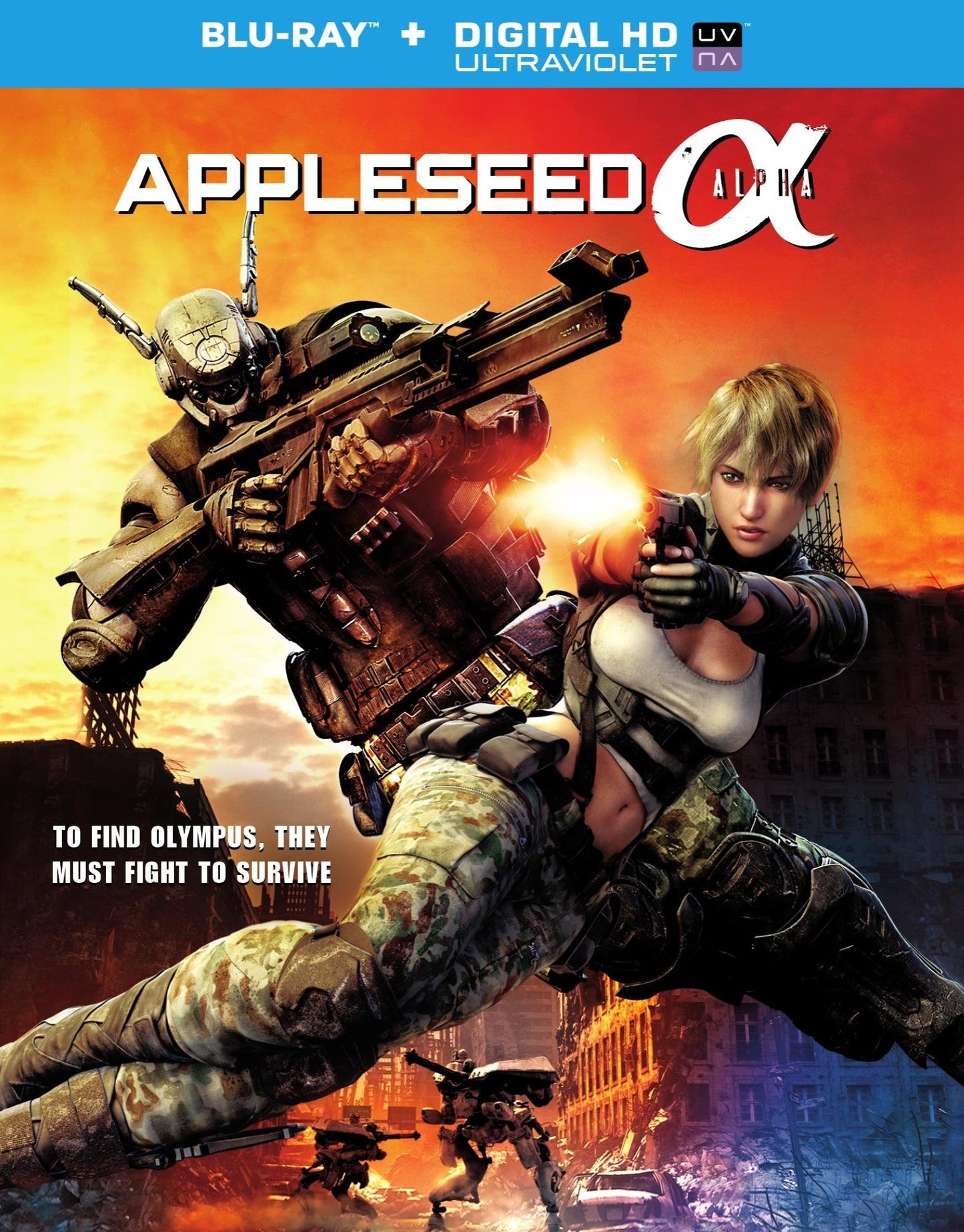 Appleseed Alpha [Includes Digital Copy] [Blu-ray] cover art