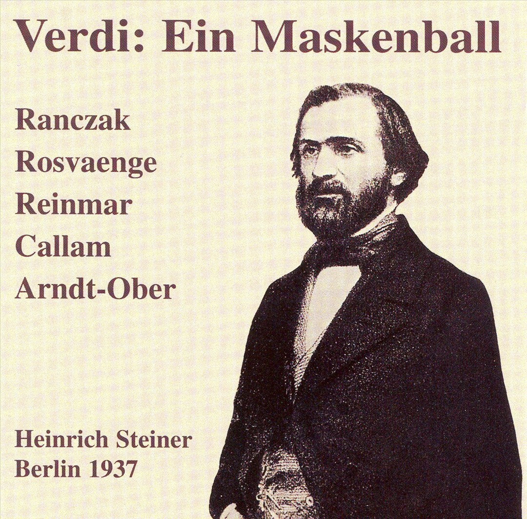 Verdi: Ein Maskenball cover art