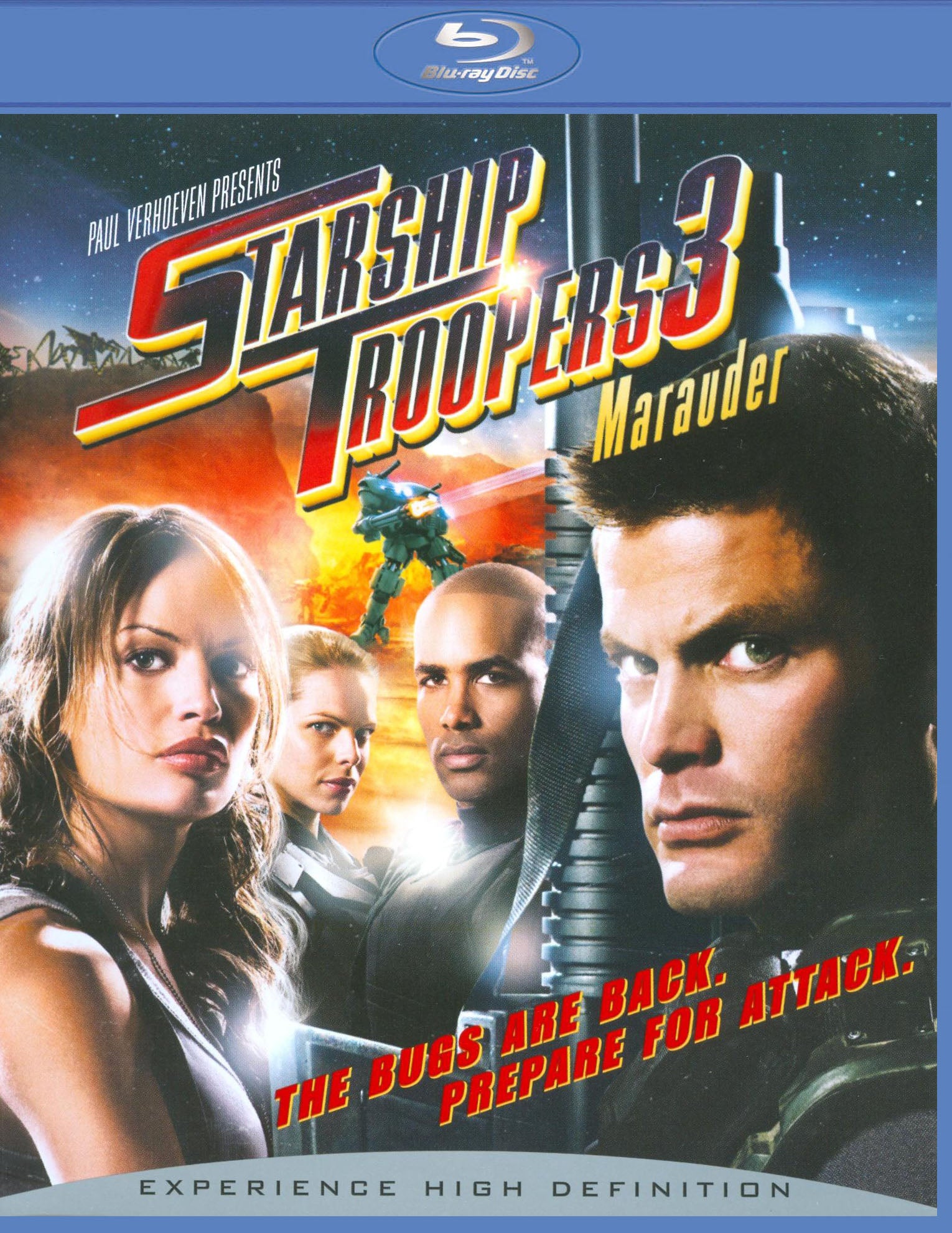 Starship Troopers 3: Marauder [Blu-ray] cover art