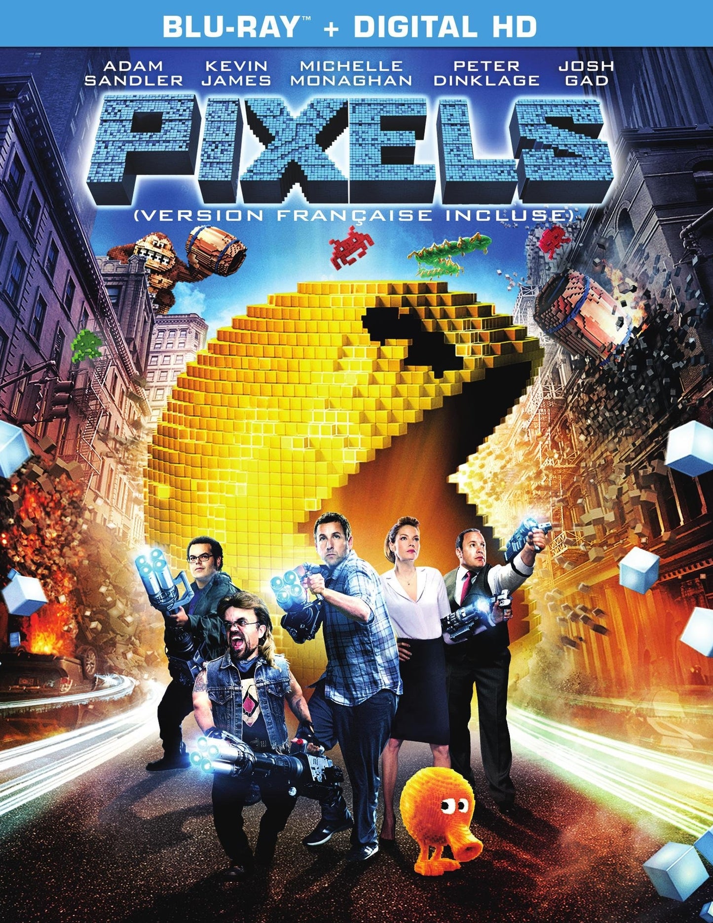 Pixels [Blu-ray/DVD] cover art