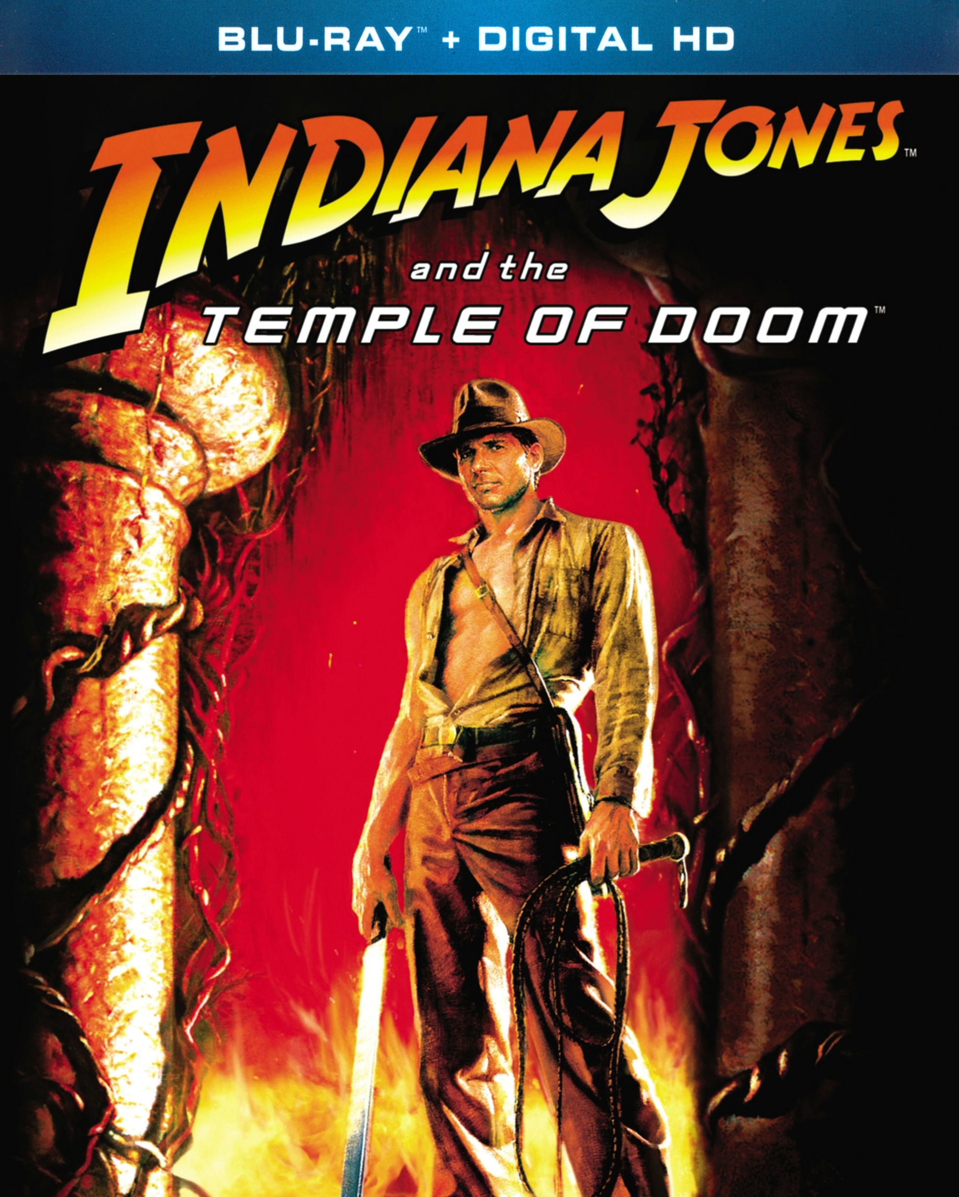 Indiana Jones and the Temple of Doom [Blu-ray] cover art