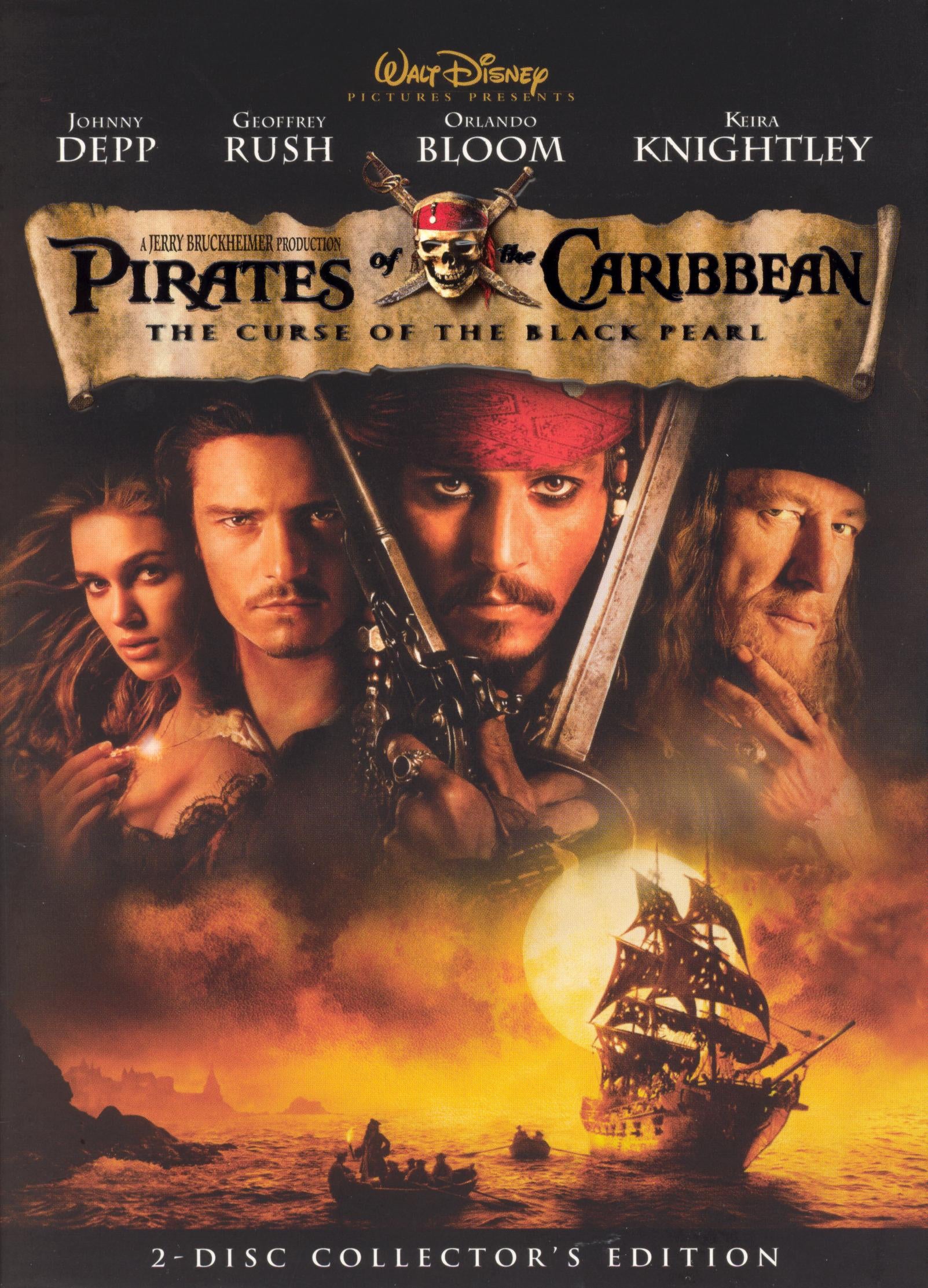 Pirates of the Caribbean: The Curse of the Black Pearl [2 Discs] cover art