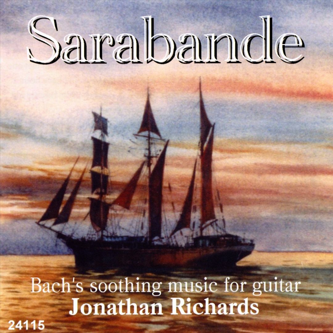 Sarabande: Bach's Soothing Music for Guitar cover art