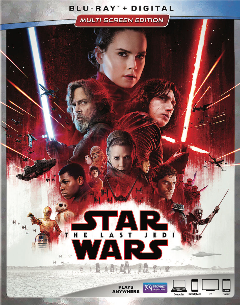 Star Wars: The Last Jedi [Includes Digital Copy] [Blu-ray] cover art