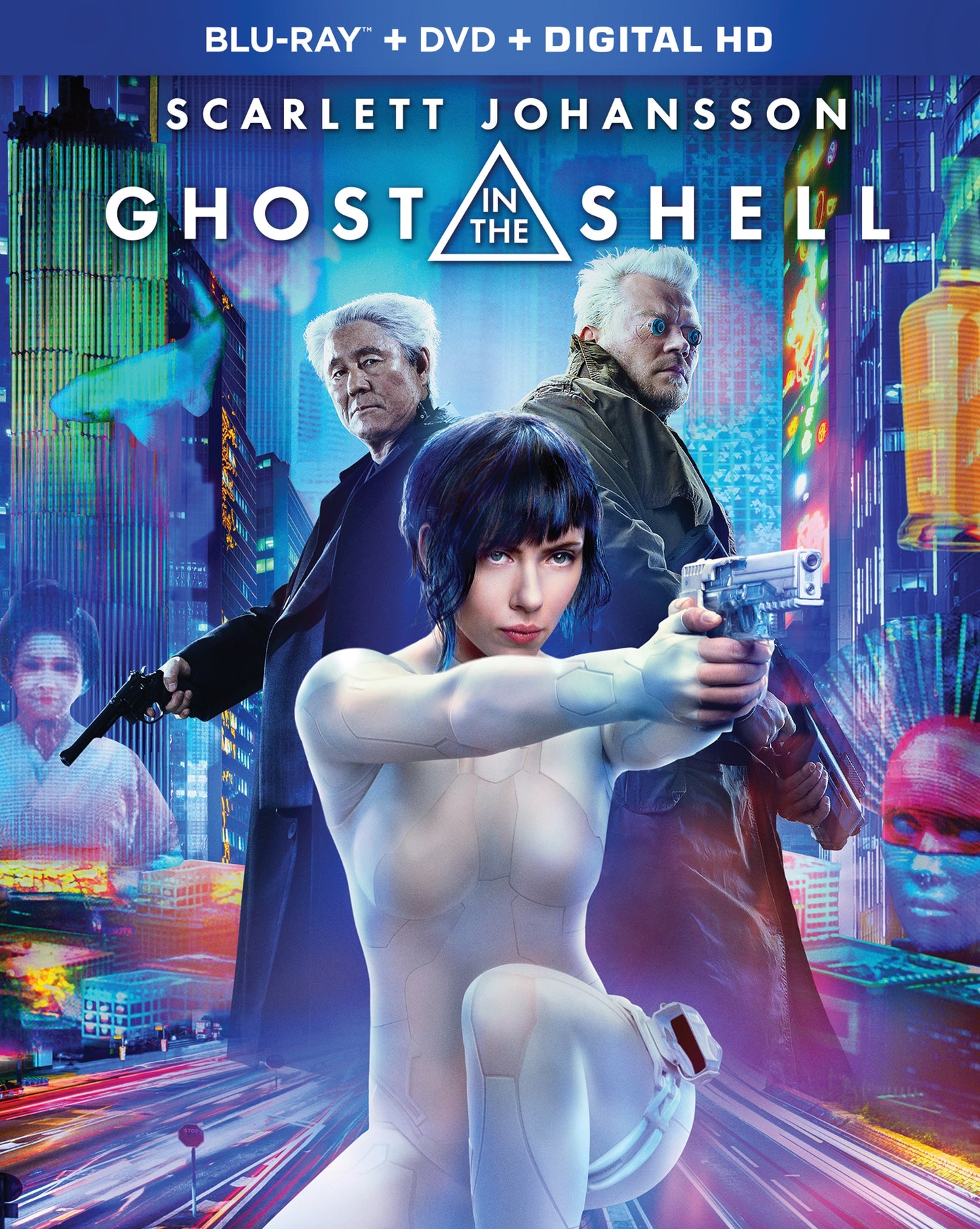 Ghost in the Shell [Includes Digital Copy] [Blu-ray/DVD] cover art