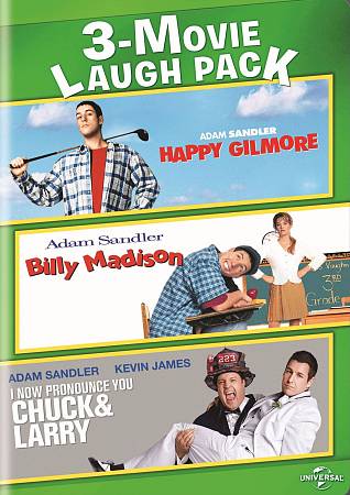 3-Movie Laugh Pack: Happy Gilmore/Billy Madison/I Now Pronounce You Chuck & Larry cover art