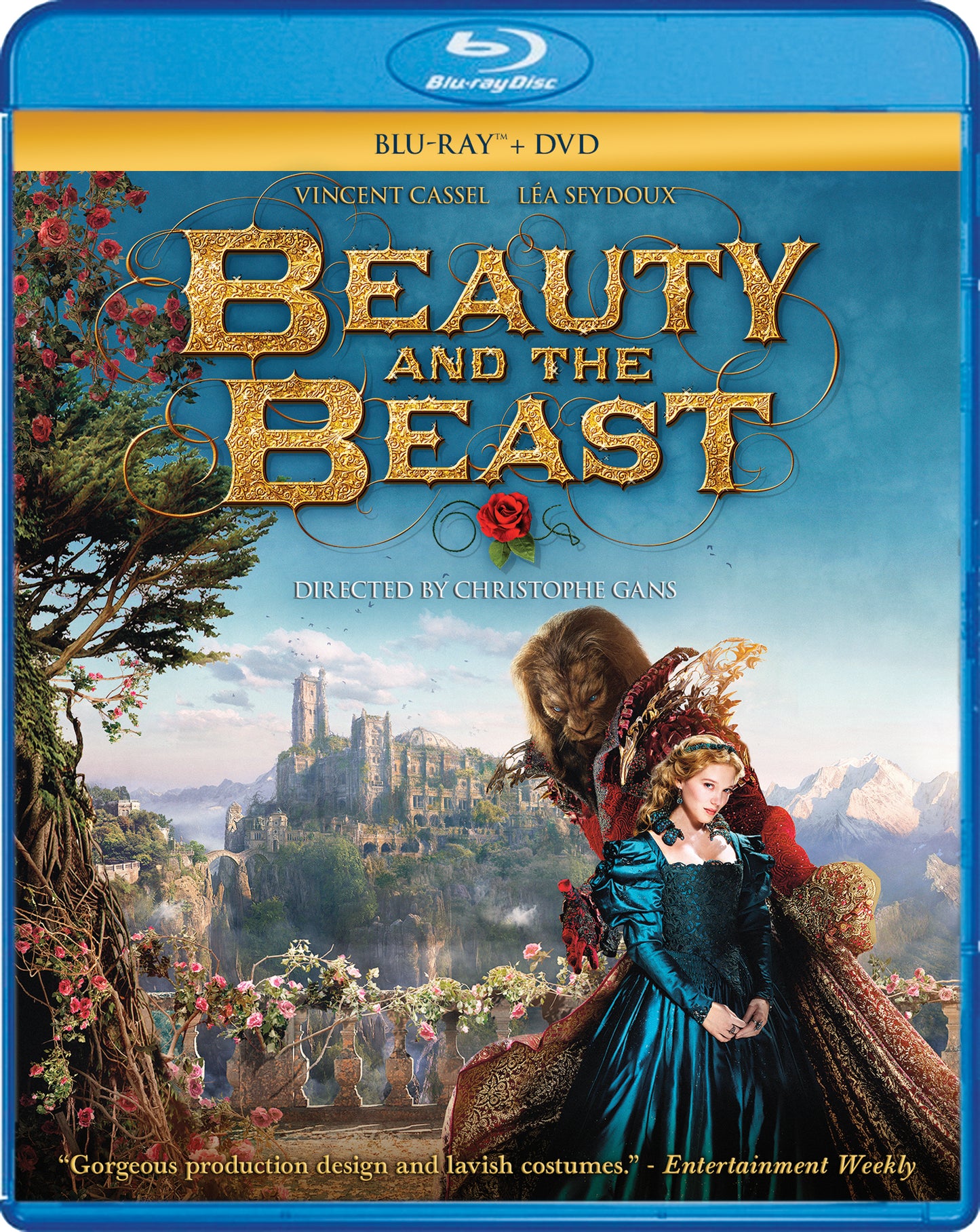Beauty and the Beast [Blu-ray] [2 Discs] cover art