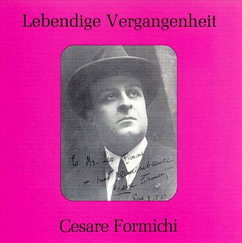 Lebendige Vergangenheit: Cesare Formichi cover art