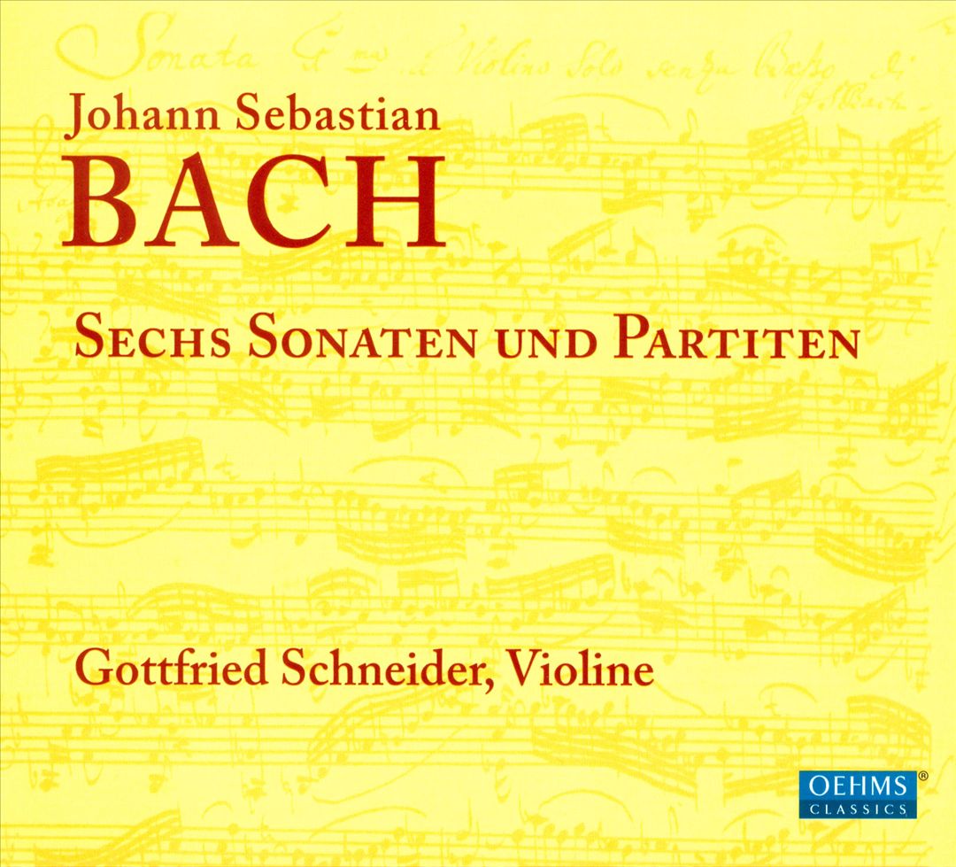 Bach: Sechs Sonaten und Partiten cover art
