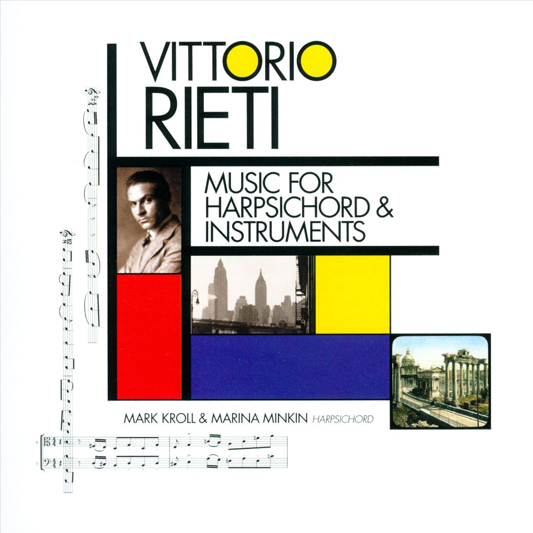 Vittorio Rieti: Music for Harpsichord & Instruments cover art