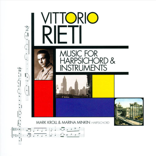 Vittorio Rieti: Music for Harpsichord & Instruments cover art