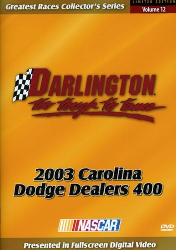 NASCAR: Darlington - 2003 Carolina Dodge Dealers 400 cover art