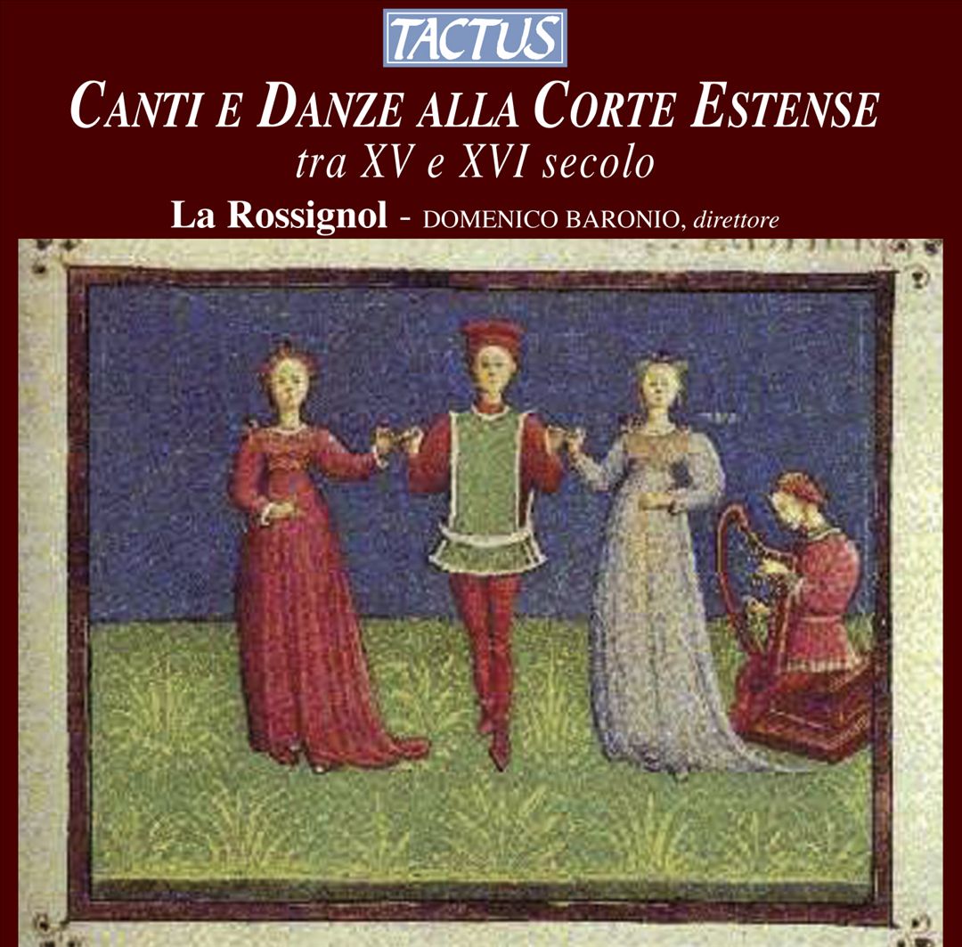 Canti e Danze alla Corte Estense tra XV e XVI secolo cover art