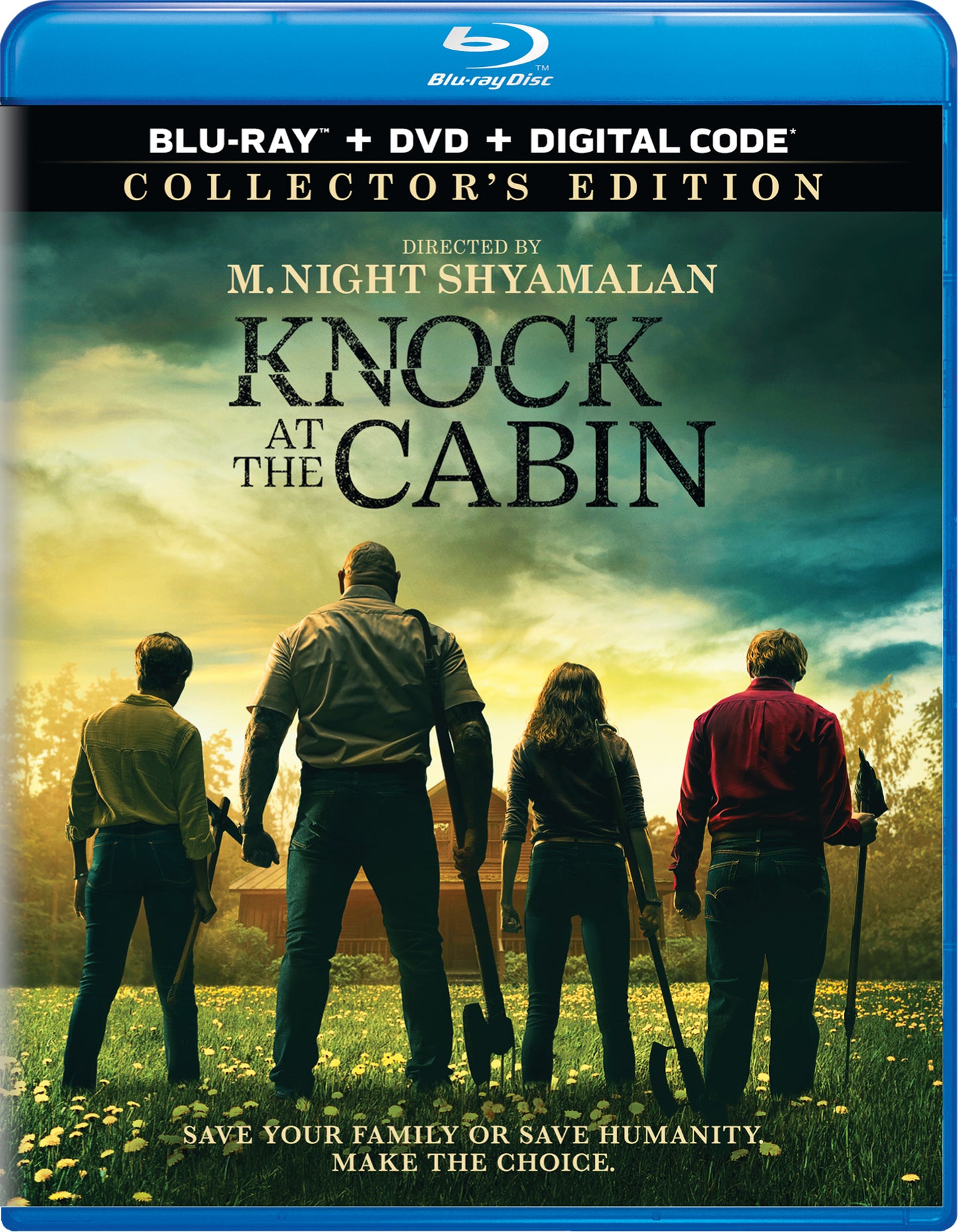 Knock at the Cabin [Includes Digital Copy] [Blu-ray/DVD] cover art