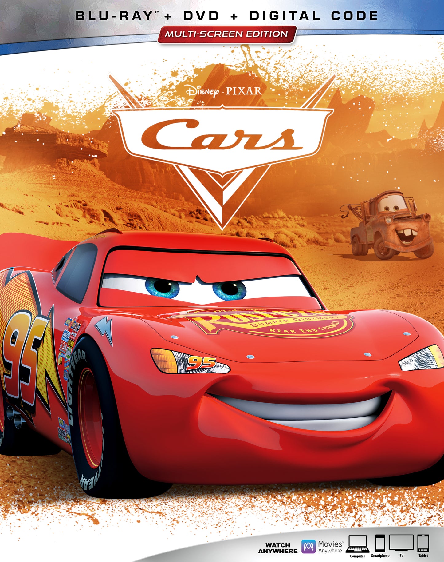 Cars [Includes Digital Copy] [Blu-ray/DVD] cover art