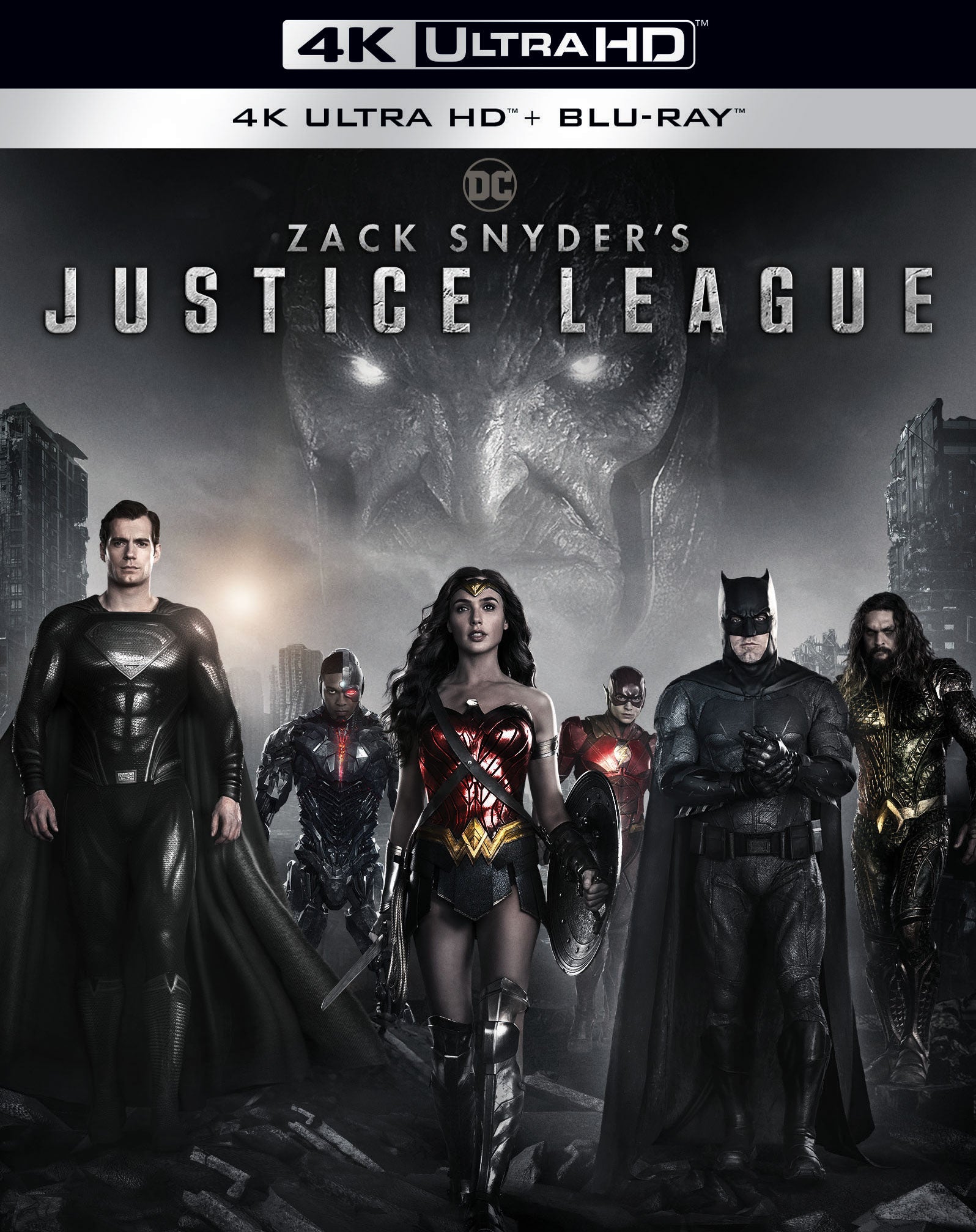 Zack Snyder's Justice League [4K Ultra HD Blu-ray/Blu-ray] cover art
