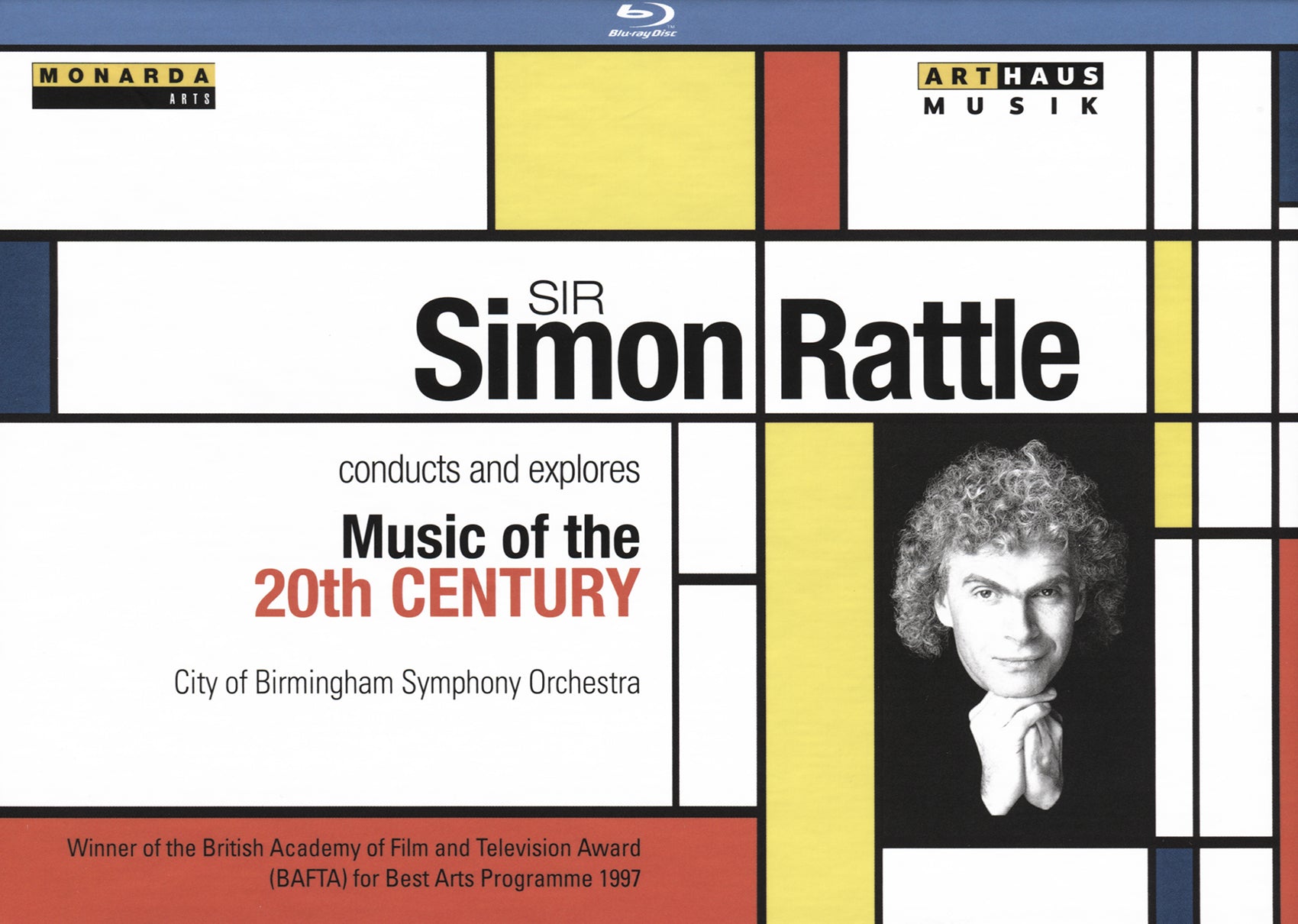 Simon Rattle: Conducts And Explores Music Of The 20th Century (3 Blu-Ray) cover art