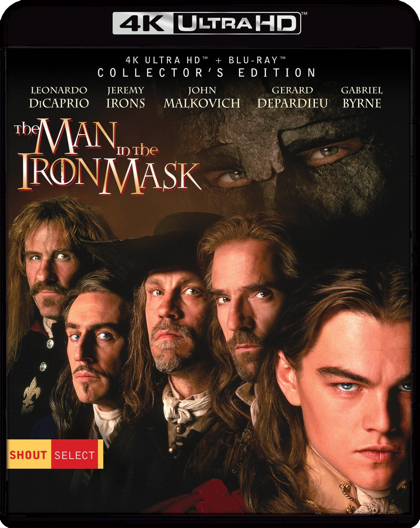 Man in the Iron Mask [4K Ultra HD Blu-ray/Blu-ray] cover art
