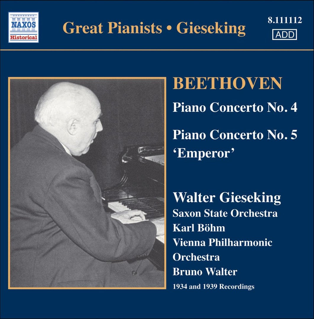 Beethoven: Piano Concertos Nos.4 & 5 cover art