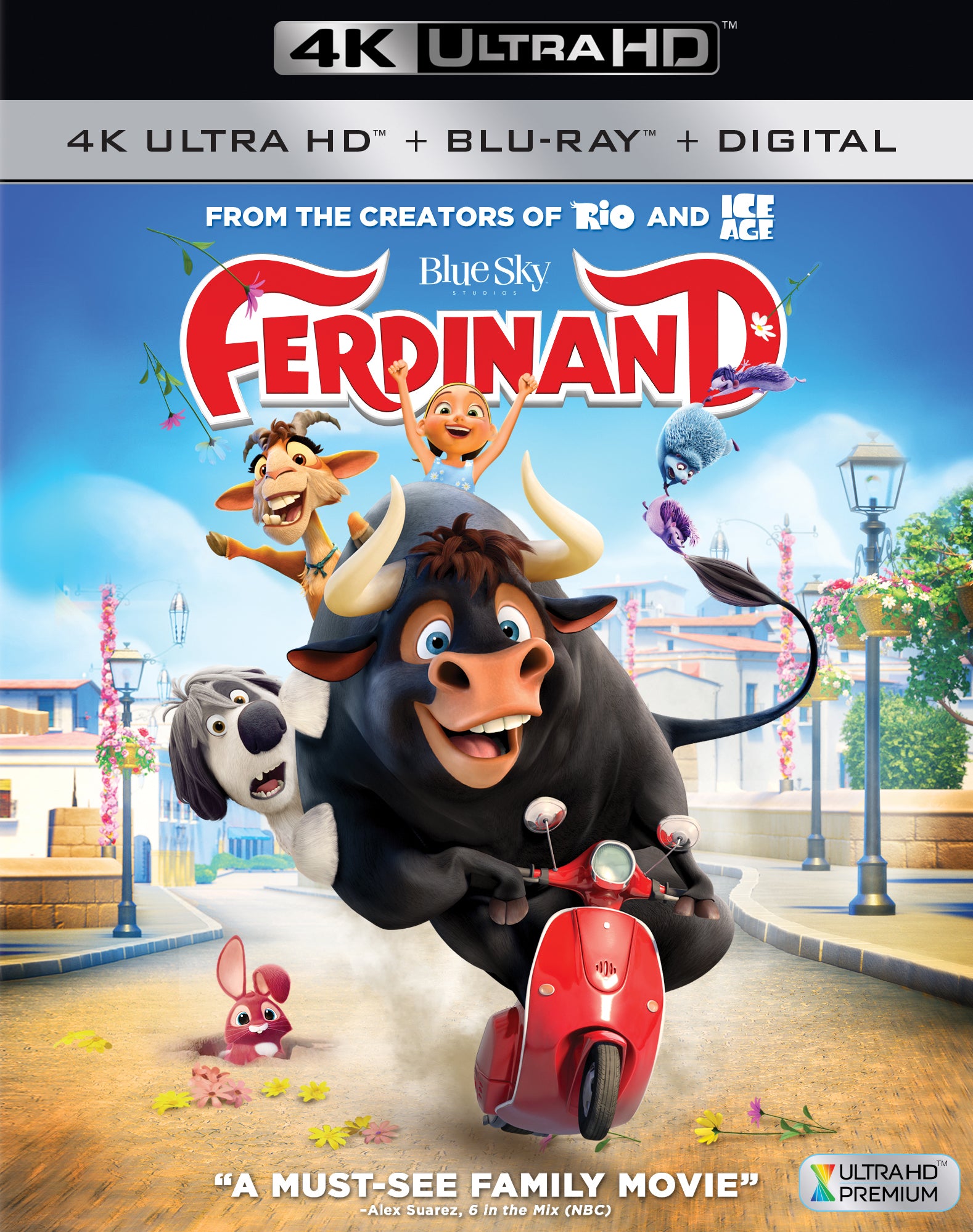 Ferdinand [4K Ultra HD Blu-ray/Blu-ray] cover art