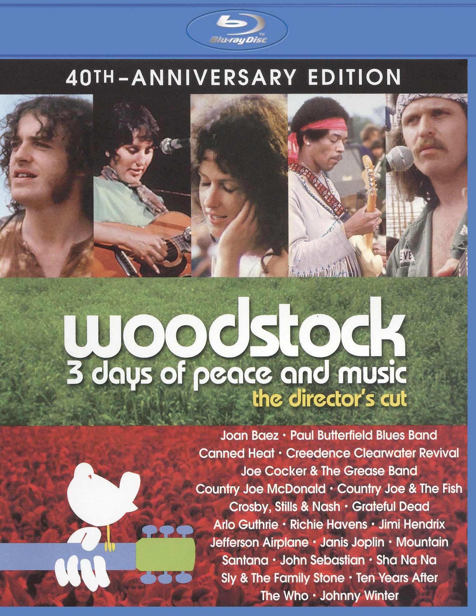 Woodstock [Director's Cut] [40th Anniversary] [Ultimate Collector's Edition] [2 Discs] [Blu-ray] cover art